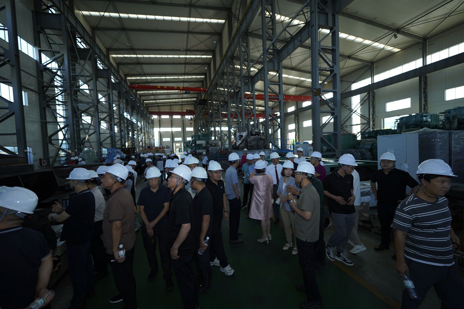 2024年（第十六届）中国铝用炭素年会暨碳材料发展论坛嘉宾莅临山东华鹏重工有限公司参观指导